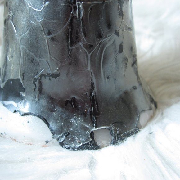 VTG Wizard with Glass Crystal Ball 10"  Wax Candle - Picture 8 of 9